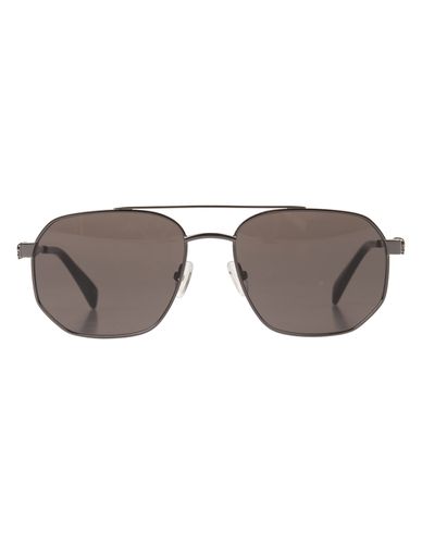 Caravan Floating Skull Sunglasses In Ruthenium Metal - Alexander McQueen - Modalova