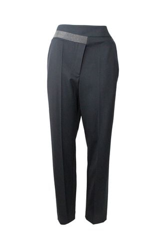 Trousers With Monili - Brunello Cucinelli - Modalova