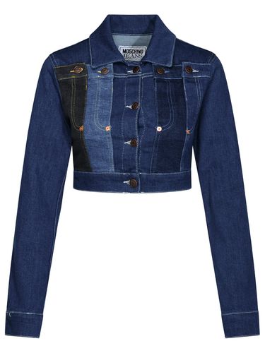 M05CH1N0 Jeans Blue Cotton Jacket - M05CH1N0 Jeans - Modalova