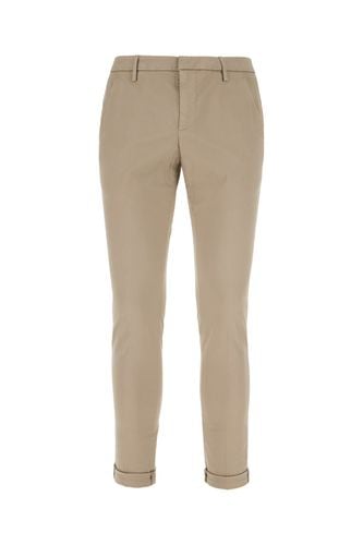 Cappuccino Stretch Cotton Chino Pants - Dondup - Modalova