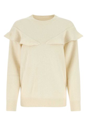 Ivory Cashmere Oversize Sweater - Chloé - Modalova