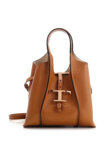 Tod's Timeless Logo Plaque Tote Bag - Tod's - Modalova