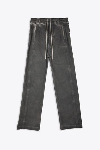 Pusher Pants Dark grey waxed cotton pants with side snaps - Pusher Pants - DRKSHDW - Modalova