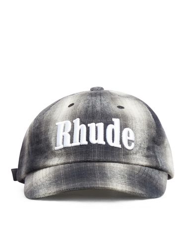 Rhude Logo Flannel 6-panel Hat - Rhude - Modalova