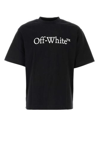 Off-White Black Cotton T-shirt - Off-White - Modalova