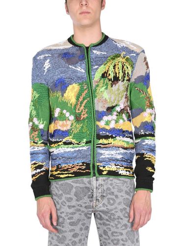 Teddy Tropical Embroidered Jacquard Jacket - Saint Laurent - Modalova