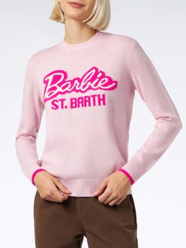 Woman Crewneck Sweater With Barbie Jacquard Barbie Special Edition - MC2 Saint Barth - Modalova