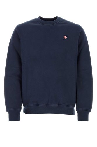 Navy Blue Cotton Sweatshirt - Casablanca - Modalova