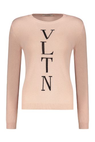 Long Sleeve Crew-neck Sweater - Valentino Garavani - Modalova