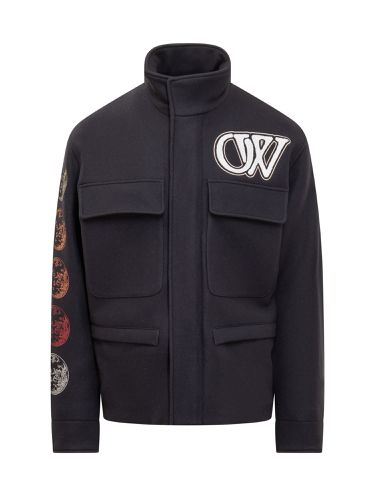 Varsity Virgin Wool Jacket - Off-White - Modalova