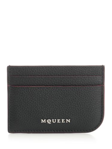 Leather Card Holder - Alexander McQueen - Modalova