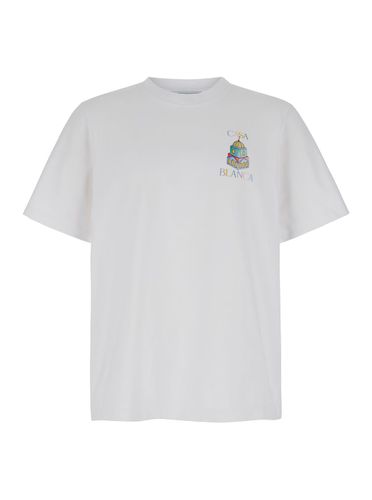 Objets En Vrac Crewneck T-shirt With Print In Cotton Man - Casablanca - Modalova