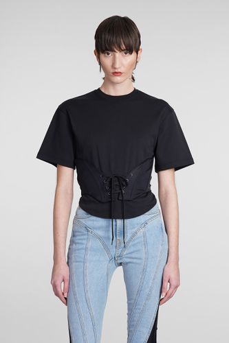 Mugler T-shirt In Black Cotton - Mugler - Modalova
