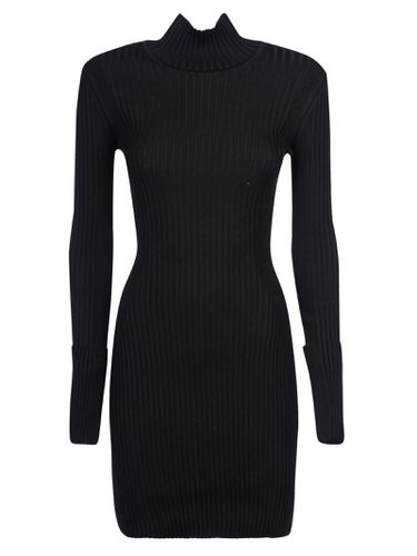 Turtleneck Longsleeved Knit Dress - Paco Rabanne - Modalova