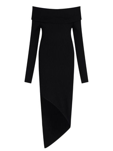 Stretch Rib Knit Gown - David Koma - Modalova