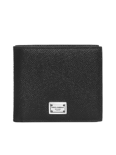 Logo Plaque Bifold Wallet - Dolce & Gabbana - Modalova