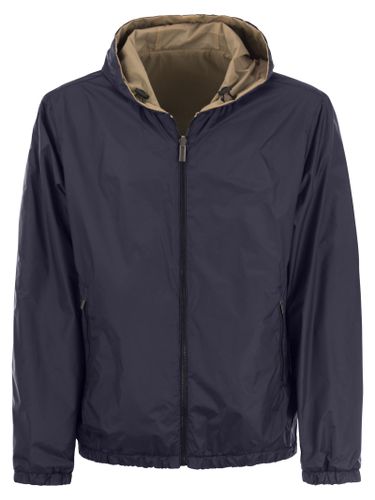 Reversible Jacket With Hood - Peserico - Modalova