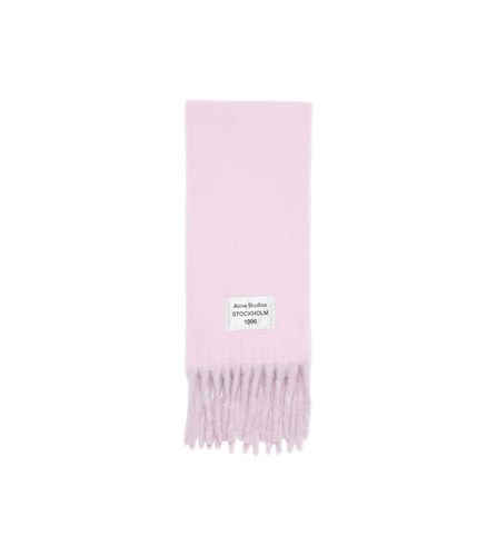 Logo Patch Fringed Scarf - Acne Studios - Modalova