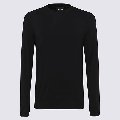 Giorgio Armani Black Cotton T-shirt - Giorgio Armani - Modalova