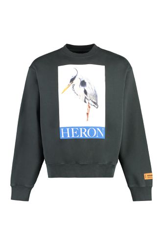 Printed Cotton Sweatshirt - HERON PRESTON - Modalova