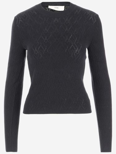 Cotton Blend Knit Pullover - Ami Alexandre Mattiussi - Modalova