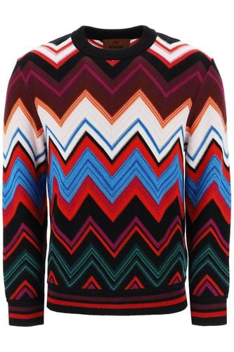 Missoni Wool-cotton Chevron Sweater - Missoni - Modalova