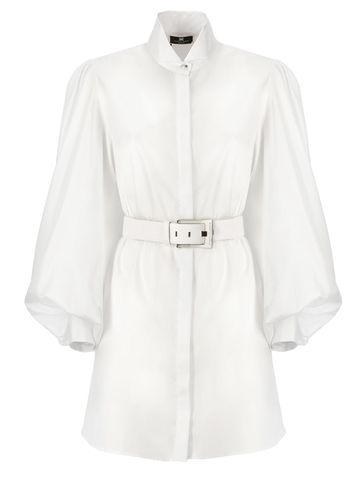 Cotton Mini Dress - Elisabetta Franchi - Modalova