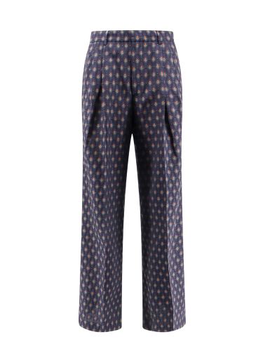 Etro Embroidered Wool Blend Pant - Etro - Modalova