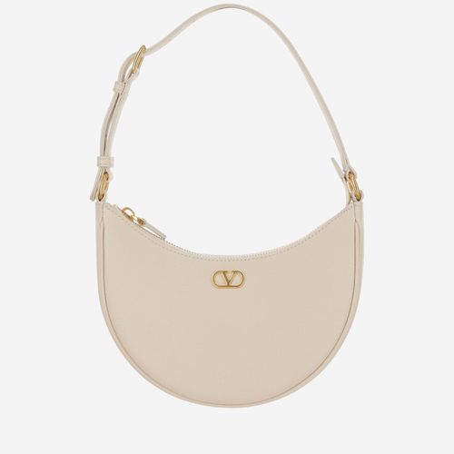 Mini Vlogo Signature Calfskin Hobo Bag - Valentino Garavani - Modalova