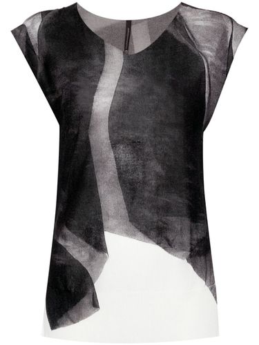 Sleeveless Printed Sweater - PierAntonioGaspari - Modalova