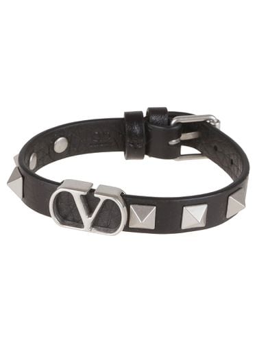 Valentino Garavani Leather Bracelet - Valentino Garavani - Modalova