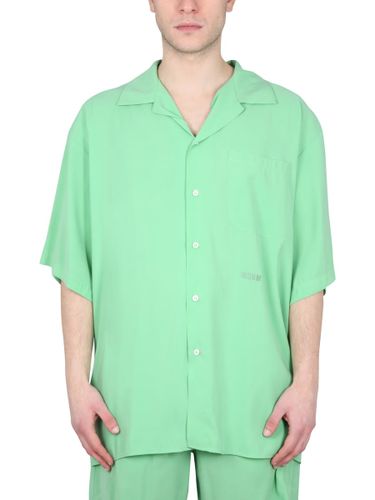 MSGM Shirt With Logo - MSGM - Modalova