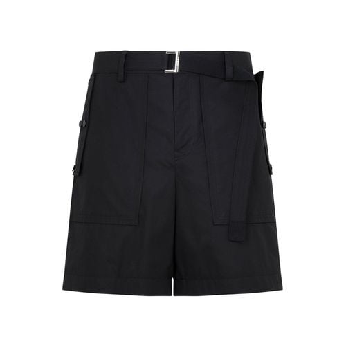 Sacai Drop-crotch Belted Shorts - Sacai - Modalova