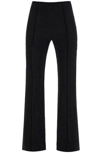 Ganni Flared Viscose Trousers For - Ganni - Modalova