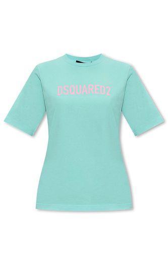 Logo Printed Crewneck T-shirt - Dsquared2 - Modalova