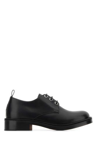 Black Leather Lace-up Shoes - Alexander McQueen - Modalova