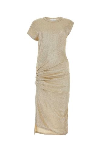 Gold Stretch Viscose Blend Dress - Paco Rabanne - Modalova