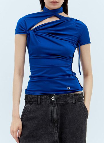 Asymmetric Cut-out Draped Top Top - Coperni - Modalova