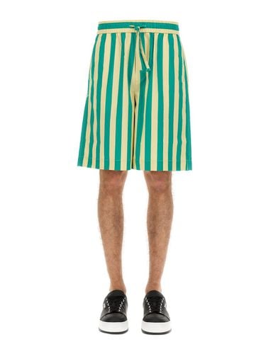 Striped Pattern Bermuda Shorts - Sunnei - Modalova