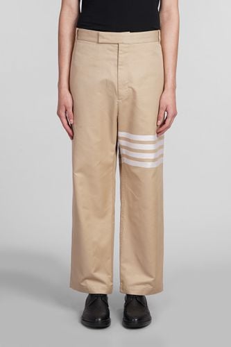 Thom Browne Pants In Beige Cotton - Thom Browne - Modalova