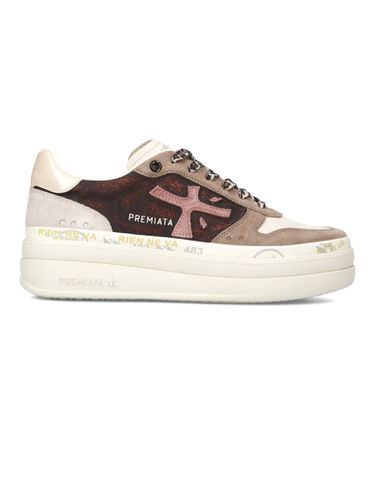 Beige Suede Micol Sneakers Premiata - Premiata - Modalova