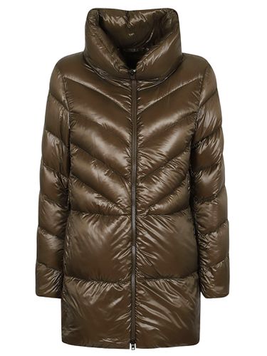 A-shape Down Jacket With V-shaped Quilts - Herno - Modalova