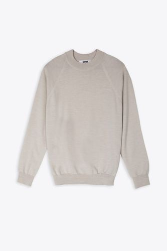 Maglia Raglan Collo Lupetto Sand colour wool raglan sleeves sweater - Mauro Grifoni - Modalova