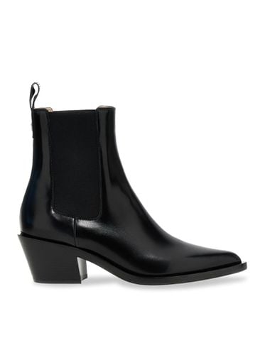 Ankle Boot In Brushed Leather - Gianvito Rossi - Modalova