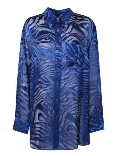 Bluette Devorã Velvet Shirt - Roberto Cavalli - Modalova