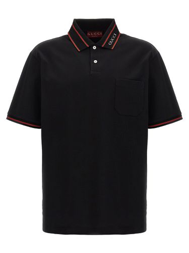 Gucci logo Polo Shirt - Gucci - Modalova