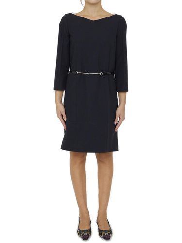 Gucci Sweetheart Neck Midi Dress - Gucci - Modalova