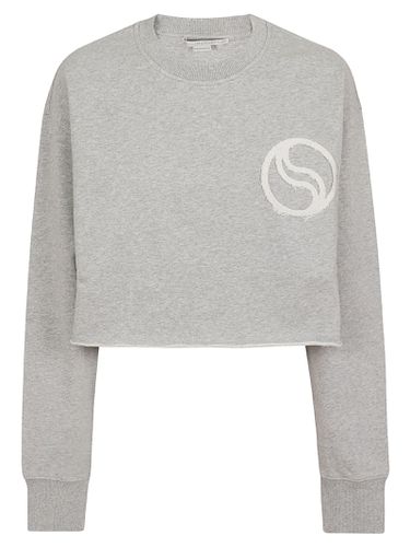 Logo Patch Cropped Sweatshirt - Stella McCartney - Modalova