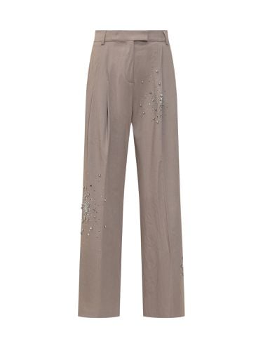 Trousers With Rhinestones - Des Phemmes - Modalova