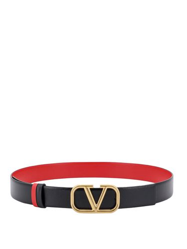 Signature Vlogo Reversible Belt - Valentino Garavani - Modalova